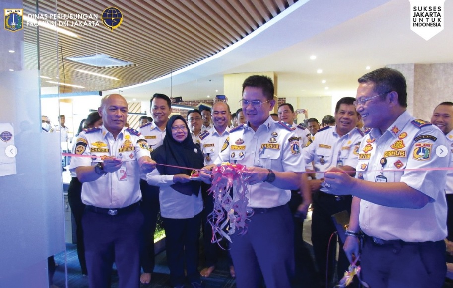 Peresmian Command Center Pusat Data dan Informasi Perhubungan Dinas Perhubungan Provinsi DKI Jakarta